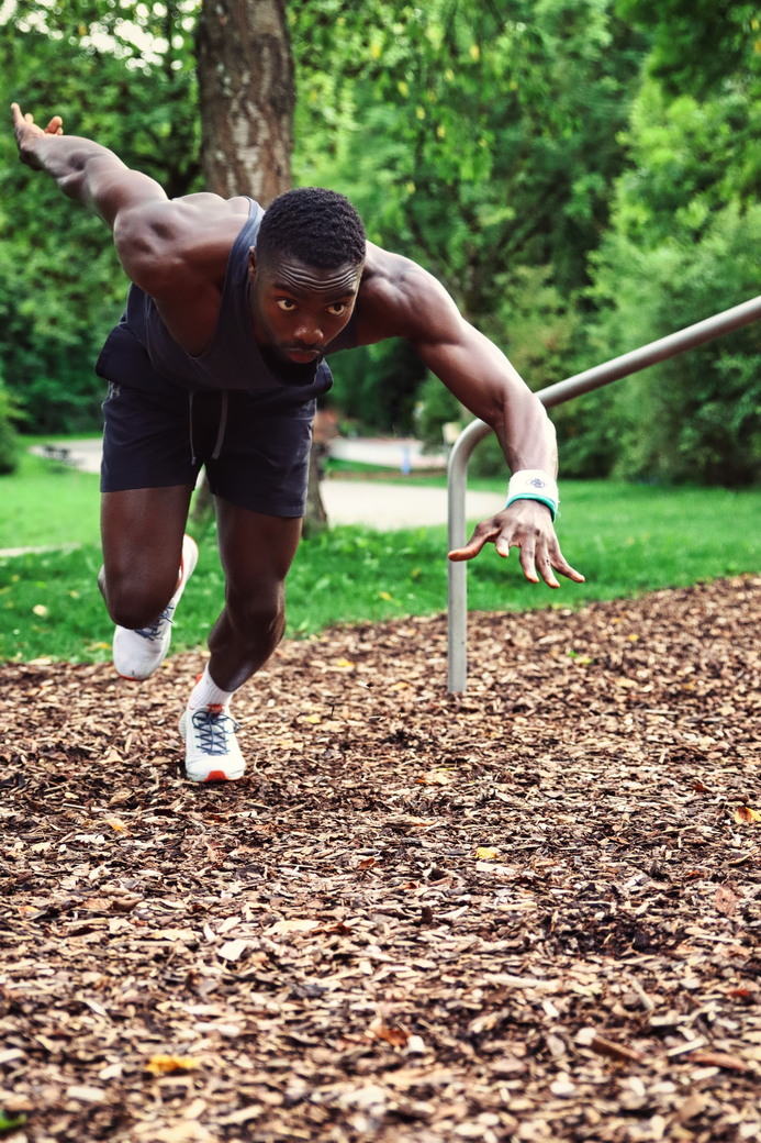 Sport- und Fitness-Shooting outdoor